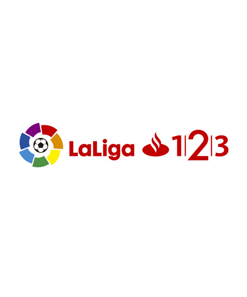La Liga 123 official league logo — competitive environment of goalkeeper Bilal Jabri Jabri
