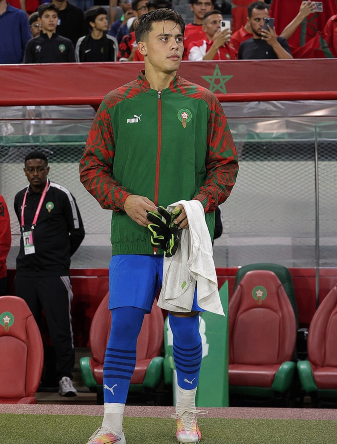 Morocco International — Bilal Jabri Jabri, professional football goalkeeper (Spain and Morocco)
